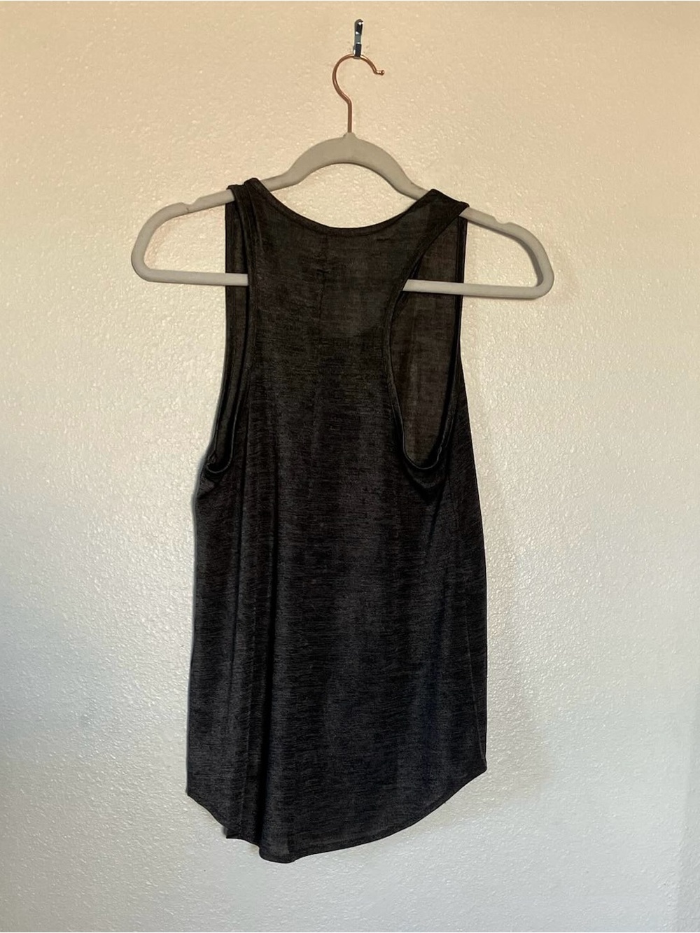Rag & Bone Tunic Top Semi Sheer Sleeveless Gray Shirt Metallic M - Picture 3 of 8
